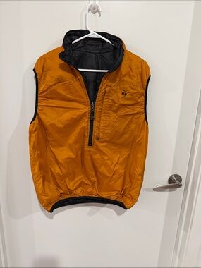 Vintage reversible Men's Orange Lightweight Packable Vest